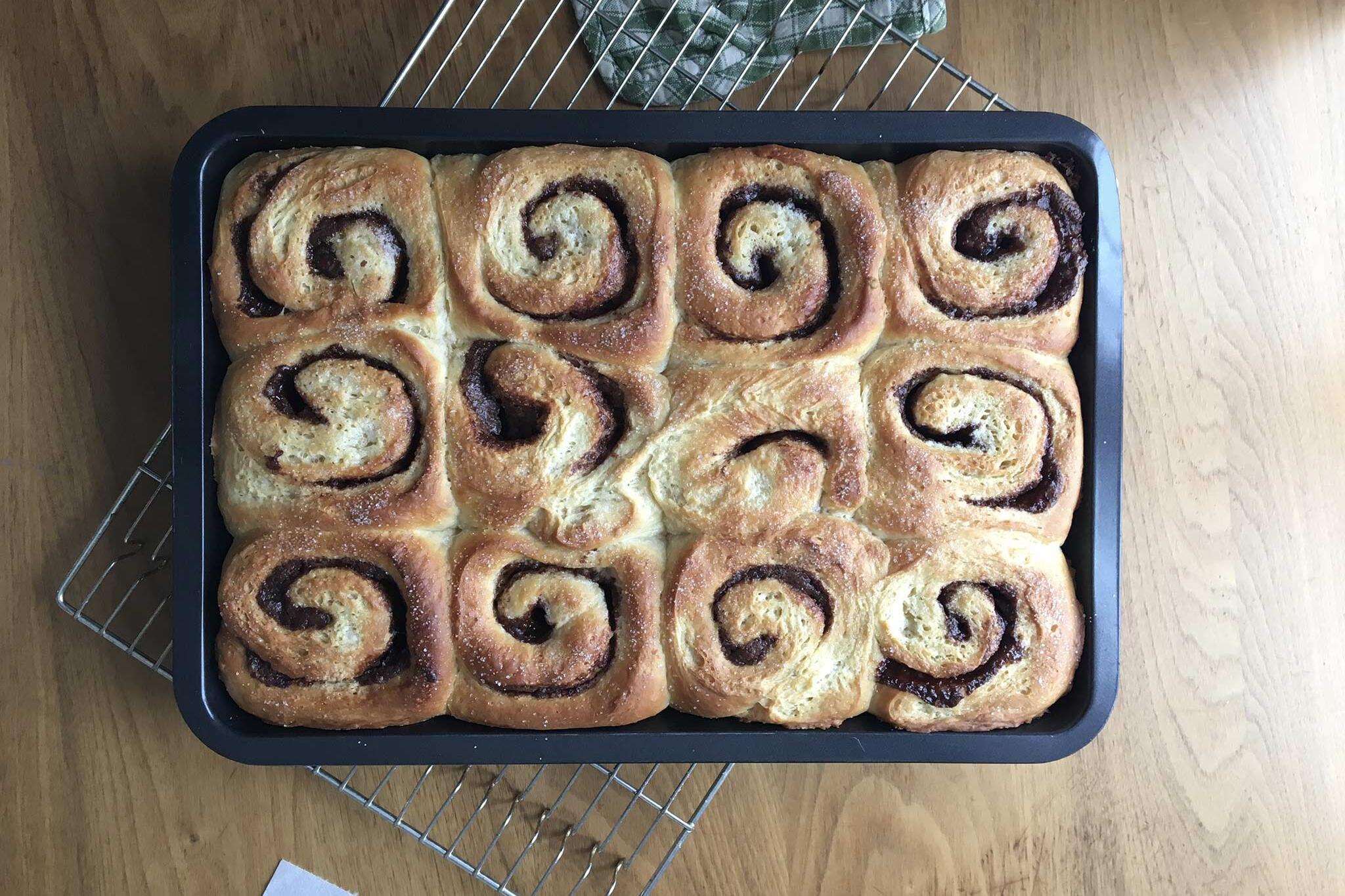 Bollekake med sjokoladefyll