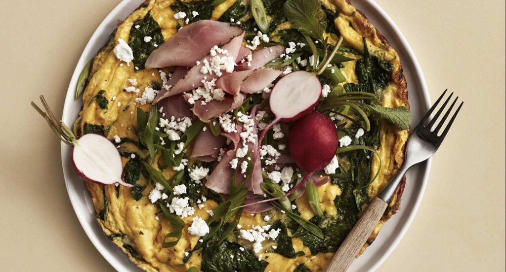 Proteinrik middagsomelett