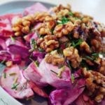 Ovnsbakte beter med yoghurtdressing