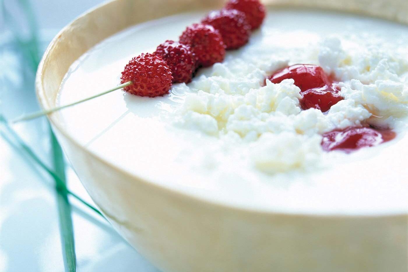 Yoghurt med skjørost