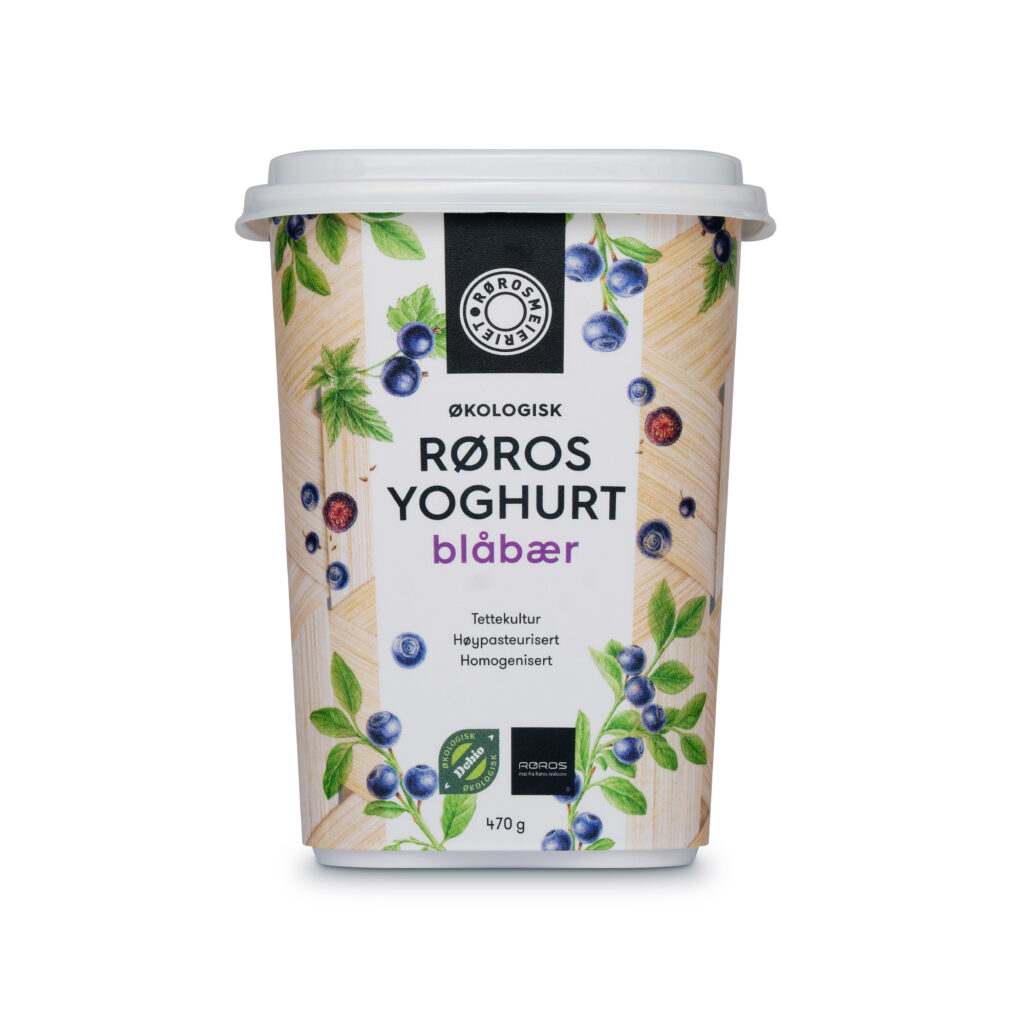 Røros Yoghurt Blåbær