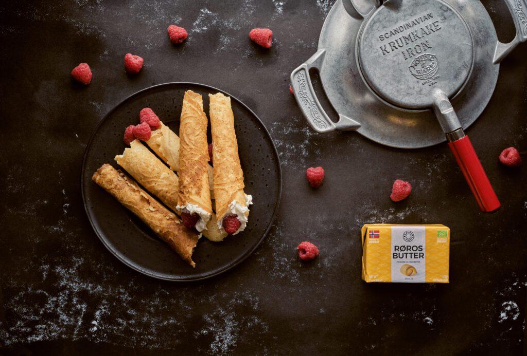 Cardamom Krumkake Recipe. Photo: Tom Gustavsen