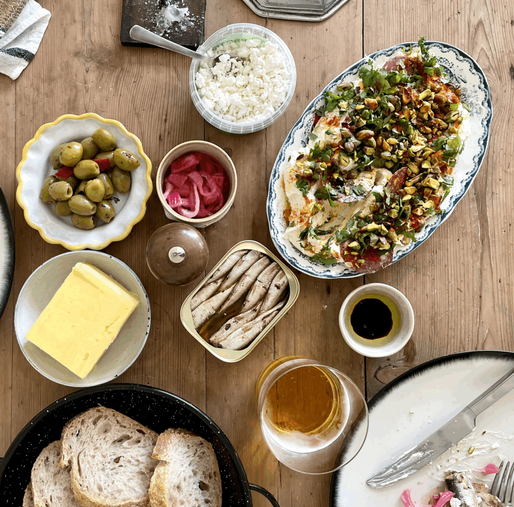 Tapasdipp med cottage cheese