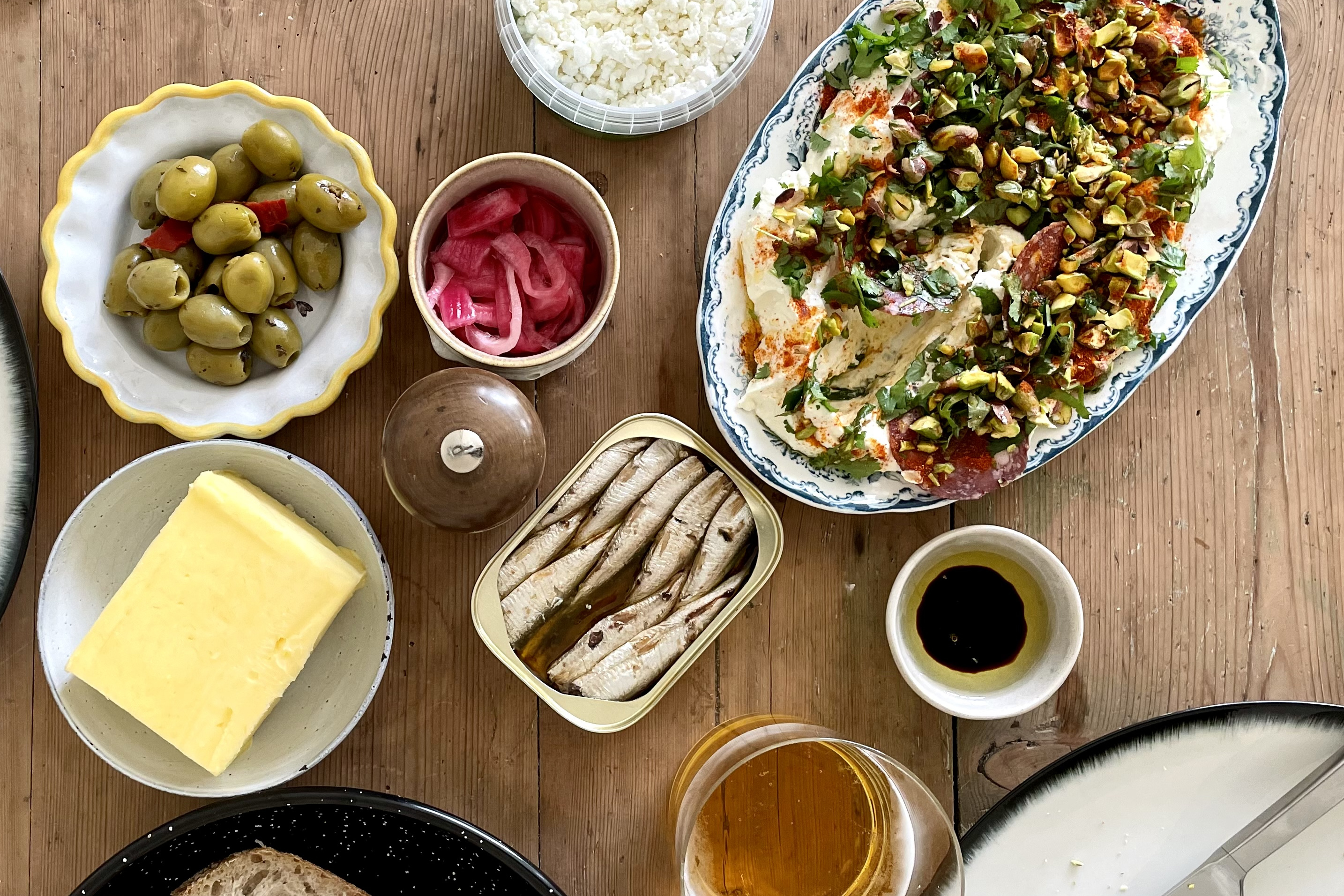 Tapasdipp med cottage cheese