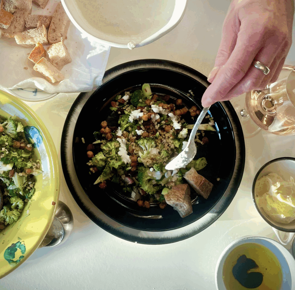 Panzanella – tomat- og brødsalat med skjørost