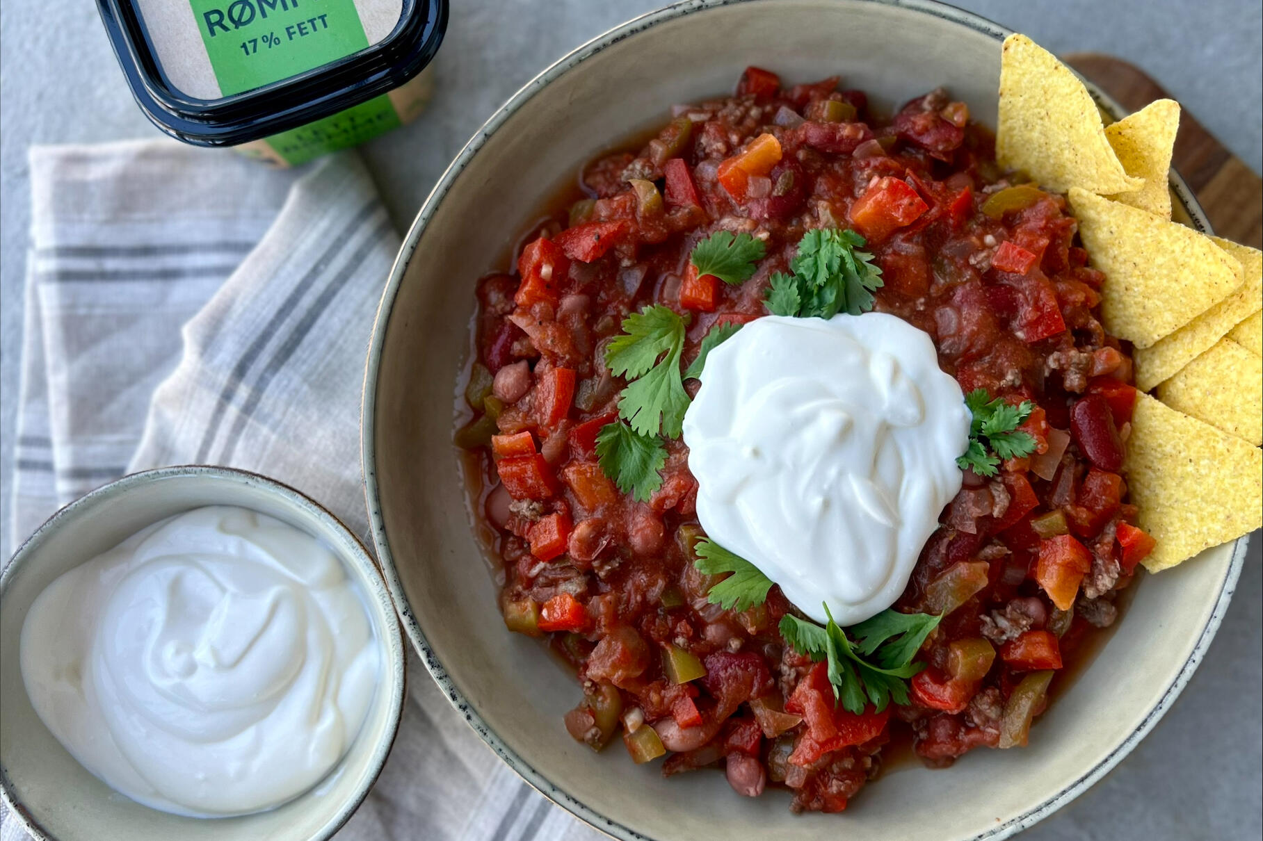 Chili con carne lettrømme