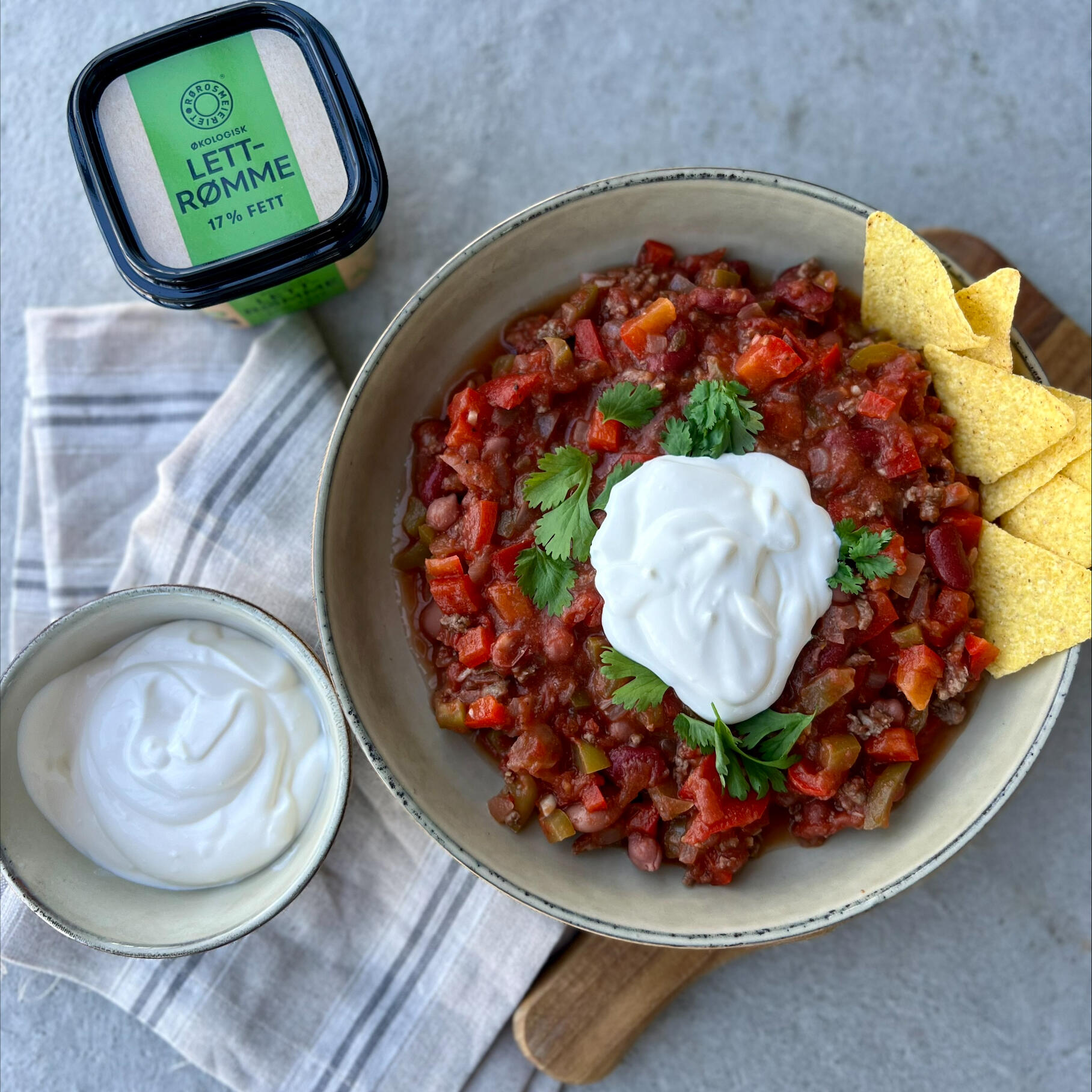 Chili con carne lettrømme