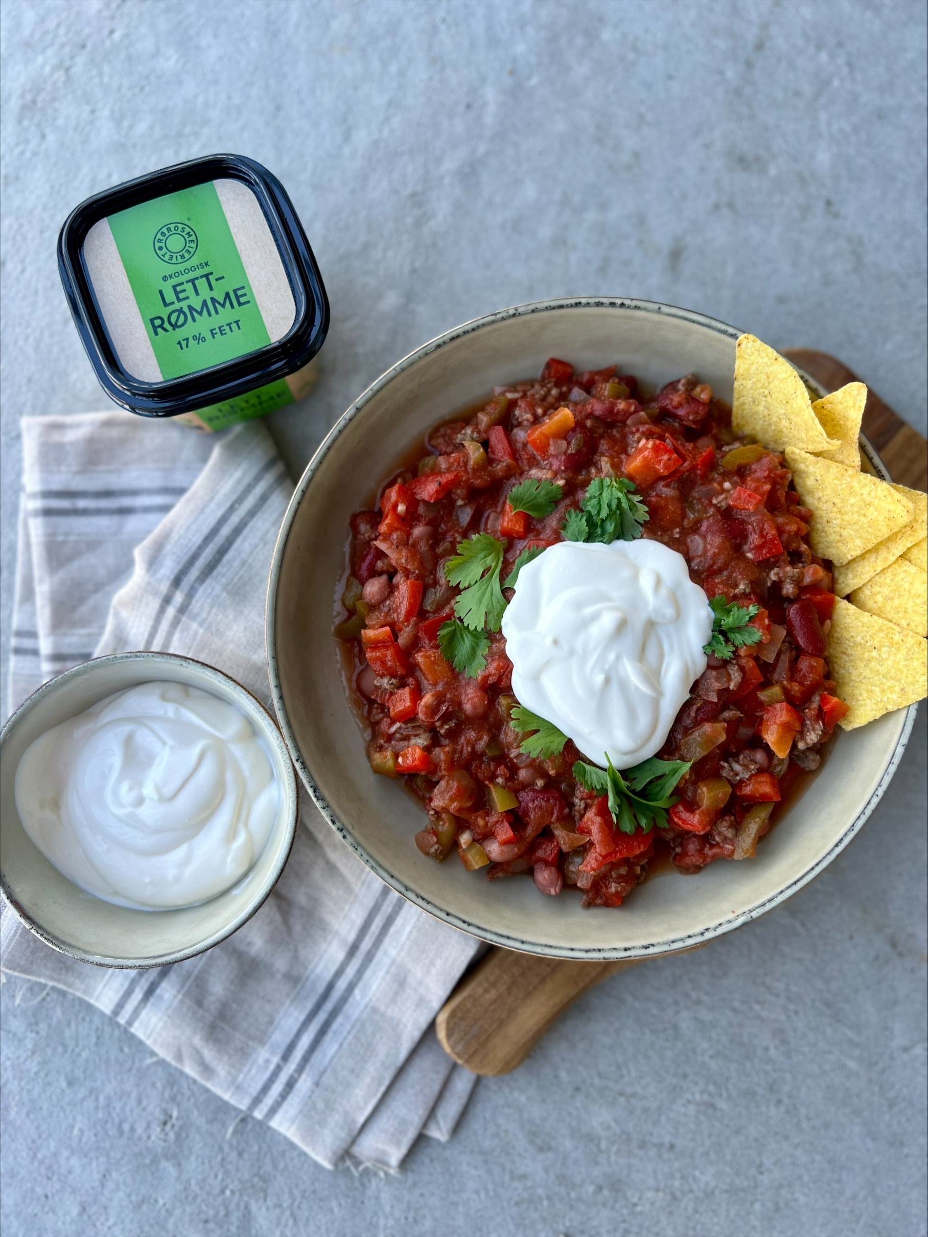 Chili con carne lettrømme